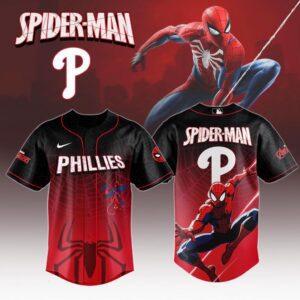 MLB Philadelphia Phillies X Spider-Man Baseball Jersey DBJ1277