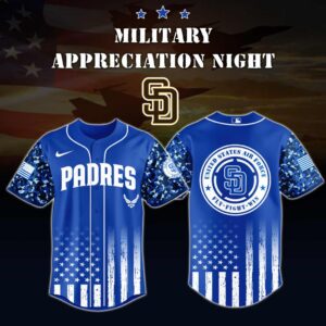 MLB San Diego Padres Air Force Military Appreciation Baseball Jersey DBJ1722
