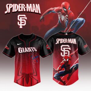 MLB San Francisco Giants X Spider-Man Baseball Jersey DBJ1276