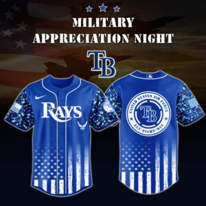 MLB Tampa Bay Rays Air Force Military Appreciation Baseball Jersey DBJ1717
