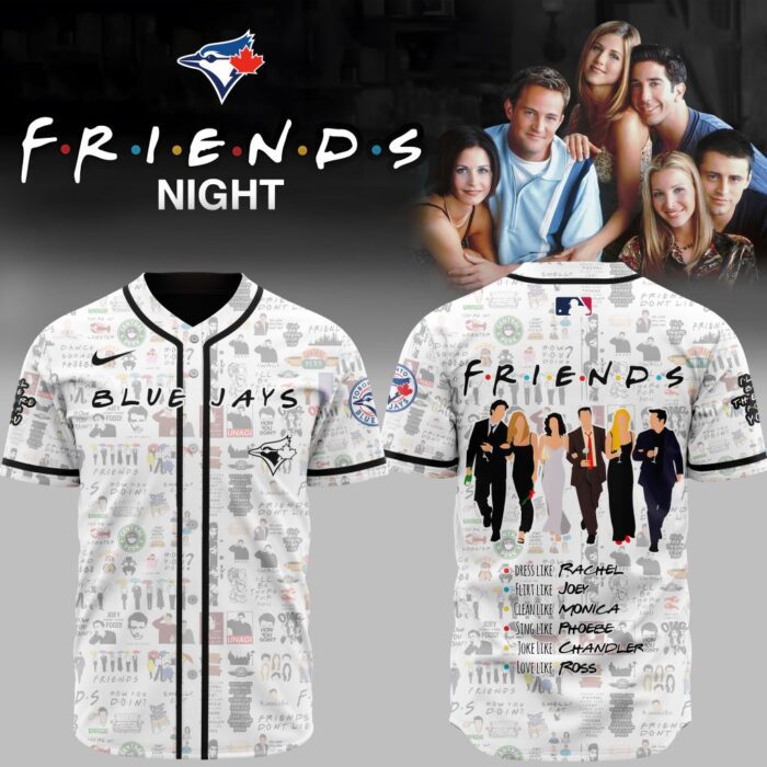 MLB Toronto Blue Jays X Friends Baseball Jersey DBJ1334