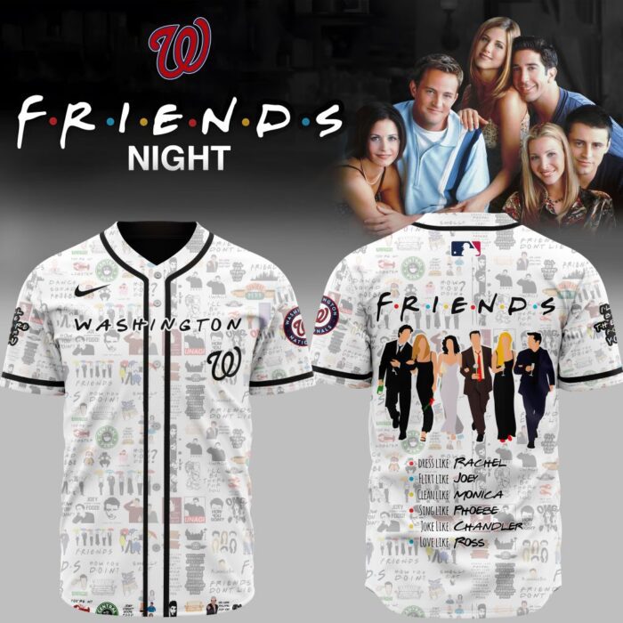 MLB Washington Nationals X Friends Baseball Jersey DBJ1331