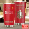 Personalized Liverpool FC Champion 2024/25 Premier League Tumbler Cup GCL1308