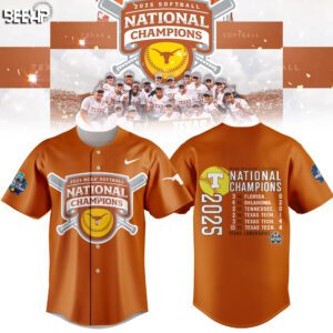 2025 NCAA Texas Longhorns Softball Women's College World Series Champions Jersey FBH1041