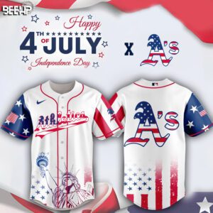 Athletics Special Independence Day 2025 Baseball Jersey