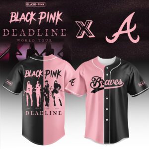 Atlanta Braves MLB x Blackpink Deadline World Tour 2025 Limited Personalized Baseball Jersey For Fan