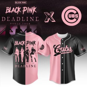 Chicago Cubs MLB x Blackpink Deadline World Tour 2025 Limited Personalized Baseball Jersey For Fan