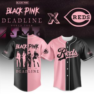 Cincinnati Reds MLB x Blackpink Deadline World Tour 2025 Limited Personalized Baseball Jersey For Fan