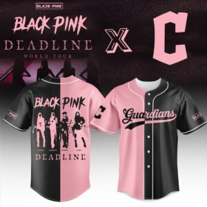 Cleveland Guardians MLB x Blackpink Deadline World Tour 2025 Limited Personalized Baseball Jersey For Fan