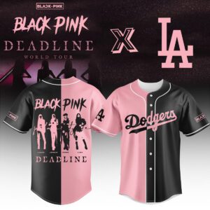 Los Angeles Dodgers MLB x Blackpink Deadline World Tour 2025 Limited Personalized Baseball Jersey For Fan