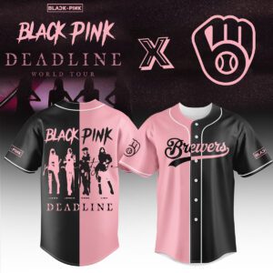 Milwaukee Brewers MLB x Blackpink Deadline World Tour 2025 Limited Personalized Baseball Jersey For Fan