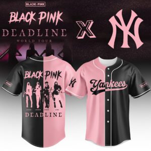 New York Yankees MLB x Blackpink Deadline World Tour 2025 Limited Personalized Baseball Jersey For Fan