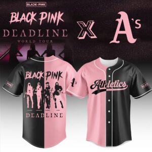 Oakland Athletics MLB x Blackpink Deadline World Tour 2025 Limited Personalized Baseball Jersey For Fan