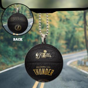 Oklahoma City Thunder NBA Final Champion 2025 Custom shape 2-sided Acrylic Car Ornament BGN1014