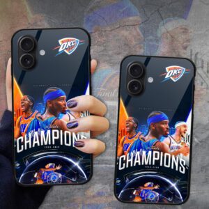 Oklahoma City Thunder NBA Final Champion 2025 Phone Case BGN1011