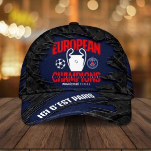 PSG F.C. Paris Saint-Germain Champions d'Europe 2025 Classic Cap PSG1009