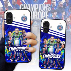 PSG F.C. Paris Saint-Germain Champions d'Europe 2025 Phone Case PSG1040