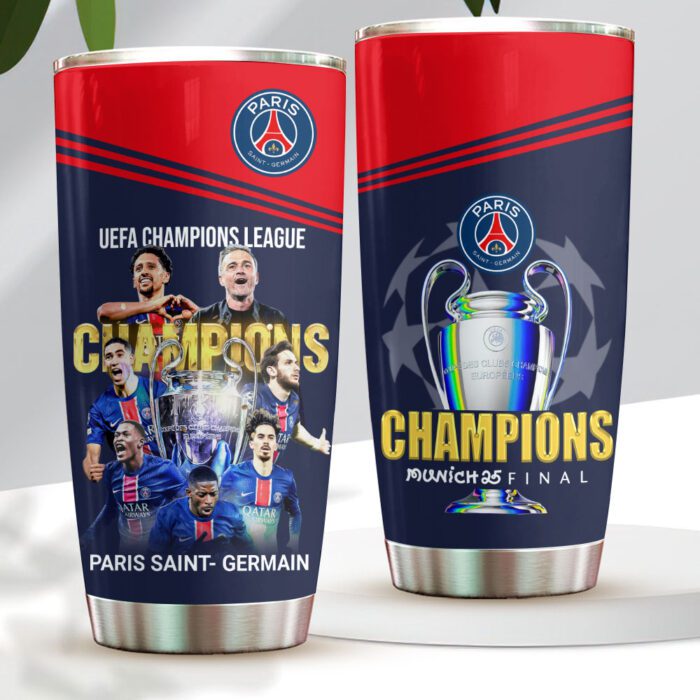 PSG F.C. Paris Saint-Germain Champions d'Europe 2025 Tumbler Cup PSG1002