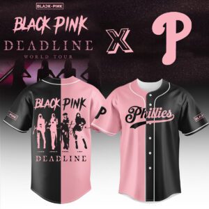 Philadelphia Phillies MLB x Blackpink Deadline World Tour 2025 Limited Personalized Baseball Jersey For Fan