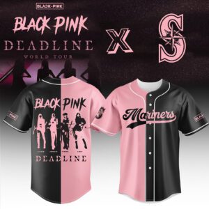 Seattle Mariners MLB x Blackpink Deadline World Tour 2025 Limited Personalized Baseball Jersey For Fan