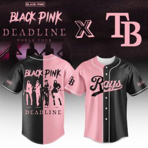 Tampa Bay Rays MLB x Blackpink Deadline World Tour 2025 Limited Personalized Baseball Jersey For Fan