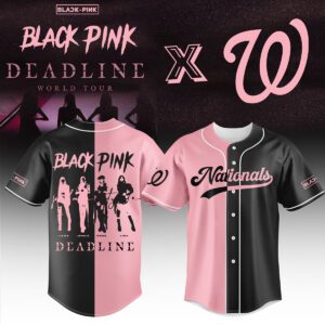 Washington Nationals MLB x Blackpink Deadline World Tour 2025 Limited Personalized Baseball Jersey For Fan