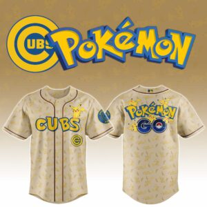 Chicago Cubs MLB x Pokemon Go Master Personalized Baseball Jersey For Fans