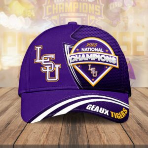 LSU Tigers 2025 Champs Baseball Classic Cap QMC1025