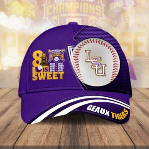 LSU Tigers National Champs 2025 Baseball Classic Cap CLD1106