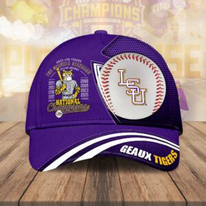 LSU Tigers National Champs 2025 Baseball Classic Cap CLD1115