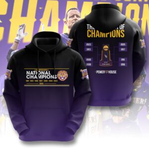LSU Tigers National Champs 2025 Baseball Unisex Performance Hoodie CLD1160