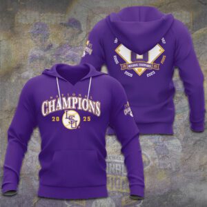 LSU Tigers National Champs 2025 Baseball Unisex Performance Hoodie CLD1162