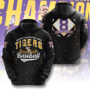 LSU Tigers National Champs 2025 Baseball Unisex Performance Hoodie CLD1165