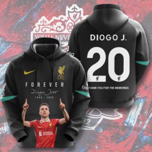 Liverpool FC x Diogo Jota Rest in peace Unisex Performance Hoodie CLD1154