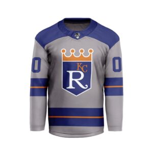 MLB Kansas City Royals Personalized Classic Style Hockey Jersey