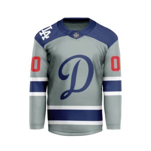 MLB Los Angeles Dodgers Personalized Alternate Style Hockey Jersey