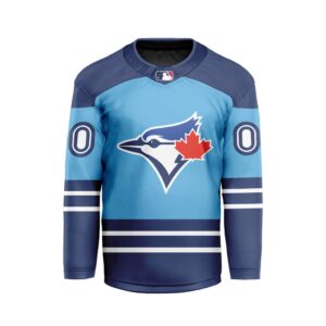 MLB Toronto Blue Jays Personalized Alternate Style Hockey Jersey
