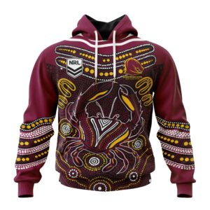 NRL Brisbane Broncos Special Karumba Fishing Unisex Performance Hoodie