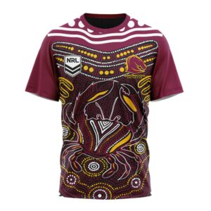 NRL Brisbane Broncos Special Karumba Fishing Unisex Performance T-Shirt