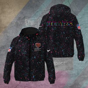 Chicago Bears Crucial Catch 2025 Windbreaker Jacket