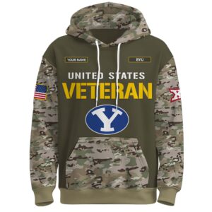 Alternative view of BYU Cougars 2025 Salute To Service Unisex Performance Hoodie