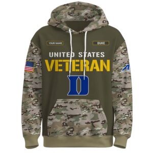 Alternative view of Duke Blue Devils 2025 Salute To Service Unisex Performance Hoodie
