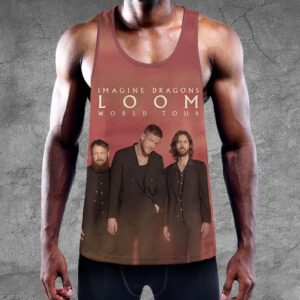 Alternative view of Imagine Dragons Y-Back Muscle Tank Top MCT1014