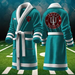 Indiana Hoosiers NCAA Personalized Fleece Bathrobe