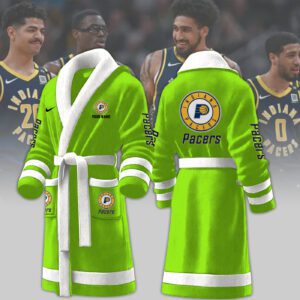 Indiana Pacers NBA Personalized Fleece Bathrobe