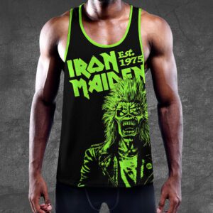 Alternative view of Iron Maiden Y-Back Muscle Tank Top MCT1021