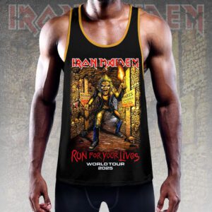 Alternative view of Iron Maiden Y-Back Muscle Tank Top MCT1022