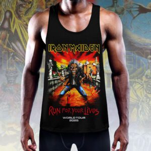 Alternative view of Iron Maiden Y-Back Muscle Tank Top MCT1024