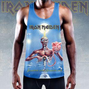 Alternative view of Iron Maiden Y-Back Muscle Tank Top MCT1025