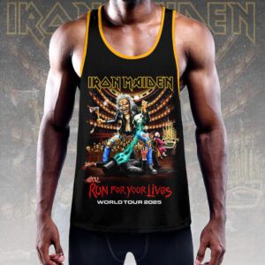 Alternative view of Iron Maiden Y-Back Muscle Tank Top MCT1026